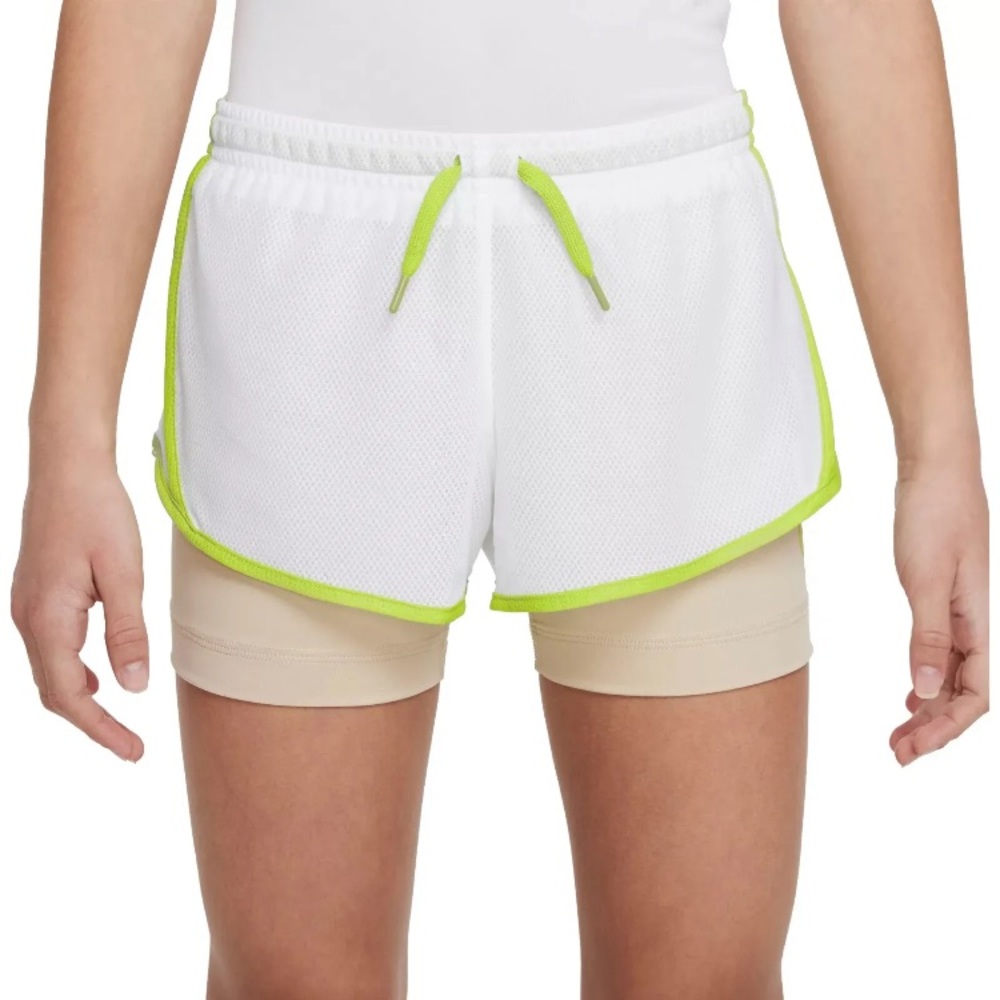 Nike Dri-Fit tempo 2 in 1 training shorts girls size Large